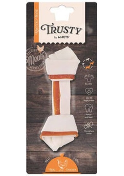 Trusty Tavuklu Düğümlü Kemik Köpek Ödülü 65 Gr 15,3 Cm