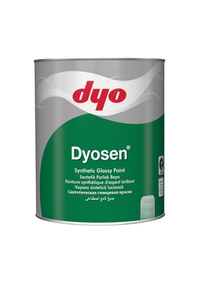 Dyo Dyosen Sentetik Parlak Boya 7.5 Lt Siyah