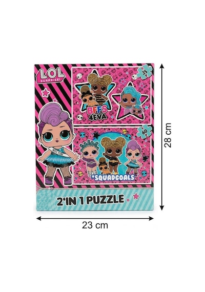 Lol Surprise 2 Si 1 Arada Yapboz 35 Ve 60 Parça Zihinsel Gelişimi Destekleyen Eğitici Çocuk Puzzle