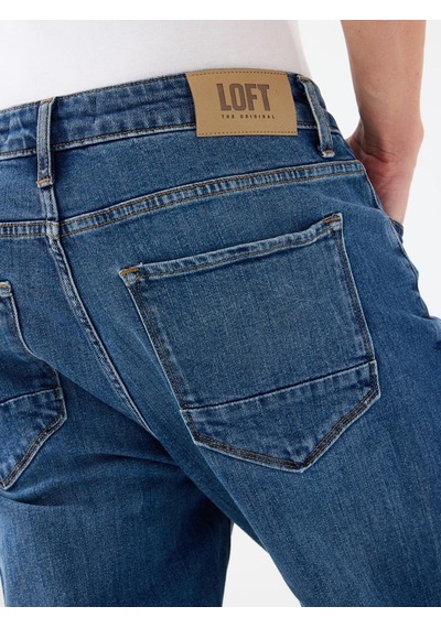 Loft Elton Lukas Mıd Erkek Jean Pantolon Lf2037334 Mavi