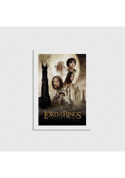 The Lord Of The Rings The Two Towers 2002 Film Posteri Çerçevesiz Poster Duvar Dekorasyonu Pn11p397