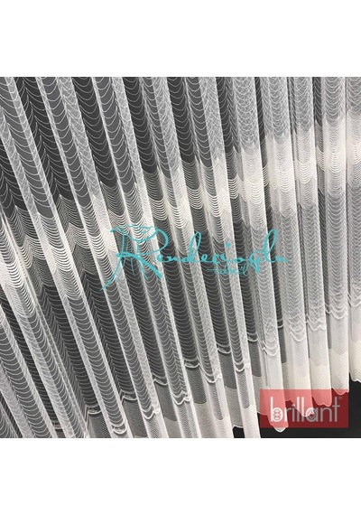 Tül Perde Brillant Sedef Sim İşlmeli Spor Model Gurz 00u43959.802 Ekru