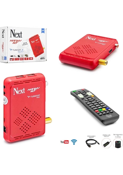 Uydu Alıcı Mini Full Hd Wifi Youtube 2Xusb Next Kanky