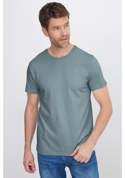 Tudors Erkek Slim Fit Dar Kesim Pamuklu Yumuşak Doku Esnek Kumaş Basic Açık Petrol Bisiklet Yaka Tişört-52095 Tudors Erkek Slim Fit Dar Kesim Pamuklu Yumuşak Doku Esnek Kumaş Basic Açık Petrol Bisiklet Yaka Tişört-52095