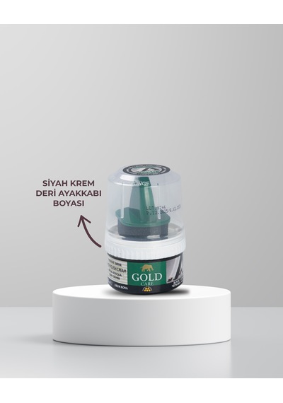 Kadın Siyah Deri Ayakkabı Bakım Seti Boya & Koruma & Fırça & Sünger