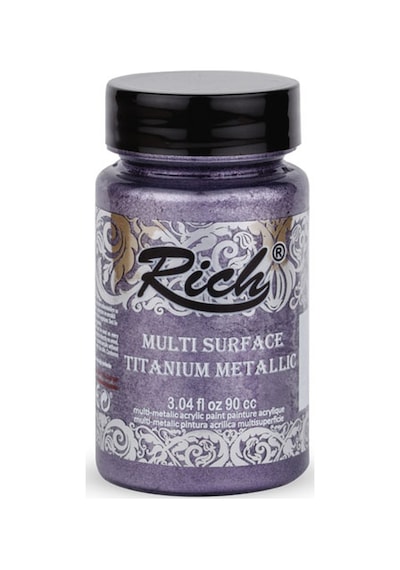 Rich Multi Surface Titanium Metalik Boya 90 Cc. N 2576 Pudra Mor