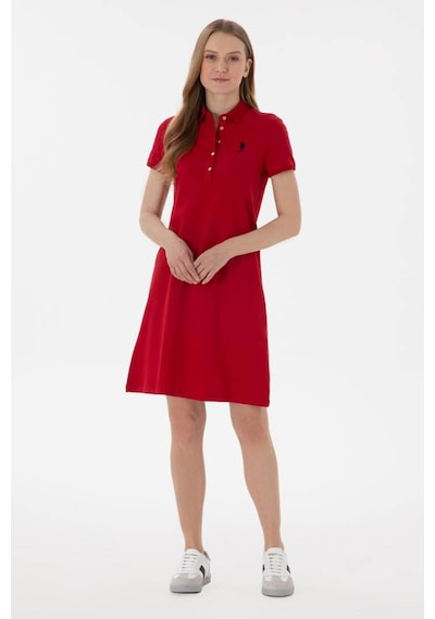 U.S. Polo Assn. U.s. Polo Assn. Gurlın-ıy26 Kırmızı Kadın Elbise Pu-8810