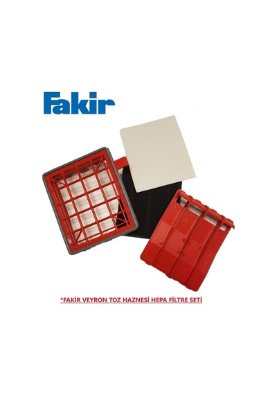 Fakir Ranger Elektrikli Süpürge İçin Yıkanabilir Hepa Filtre+sünger+keçe