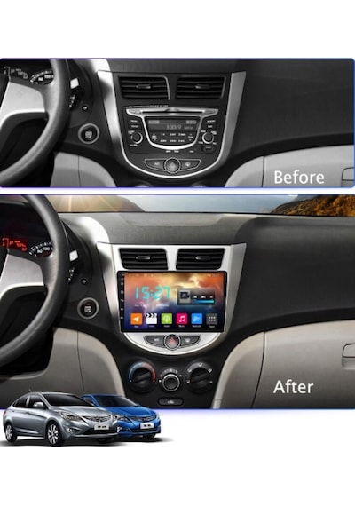 NAKAMİCHİ Hyundai ACCENT BLUE 2 Gb+ 32 Gb Android Multimedya Carplay + Android Auto