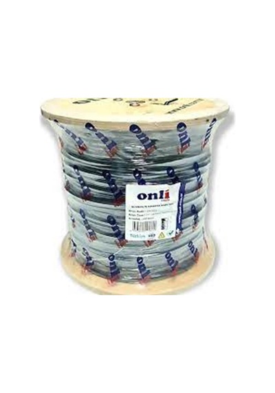 Onli On-5001 2+1 1x0,50 Mini Coax 2x0,50mm 500 Metre Cca Kamera Kablosu