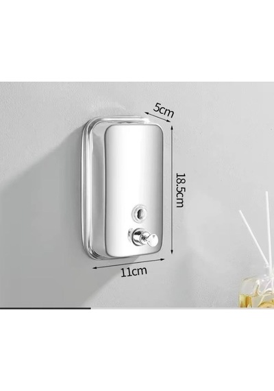 Sabunluk Sıvı Sabunluk Duvara Montaj 800 Ml Ss304 Paslanmaz Çelik Renk Krom