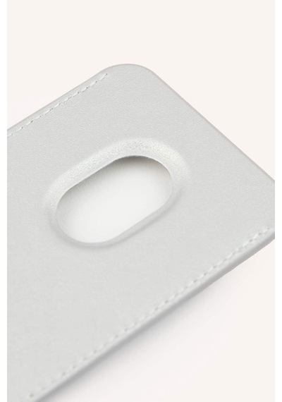 Defacto Magsafe Unisex Suni Deri Gri Gümüş Kartlık I6568axnssr3 Gri-sr3
