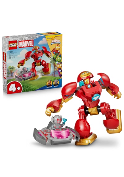 LEGO® ǀ Marvel Iron Man ve Muhteşem Arkadaşları Ultron Iron Man’e Karşı 11209 - 4 + için Minifigür İçeren Oyuncak Yapım Seti (96P)