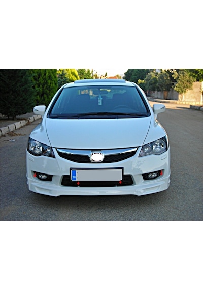Honda Civic Fd6 Makyajlı Ön Tampon Eki Karlık Fiberglass Boyasız