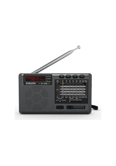Xhdata D368 Kısa Dalga Am Fm 12 Bant Dsp Stereo Taşınabilir Radyo Mp3 Çalar Şarj Edilebilir