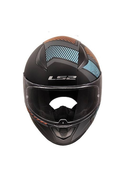 Ls2 Rapıd Extra Motosiklet Kaskı Mat Gri-Neon Turuncu