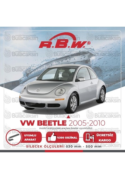 Volkswagen Beetle Muz Silecek Takımı (2005-2010) RBW