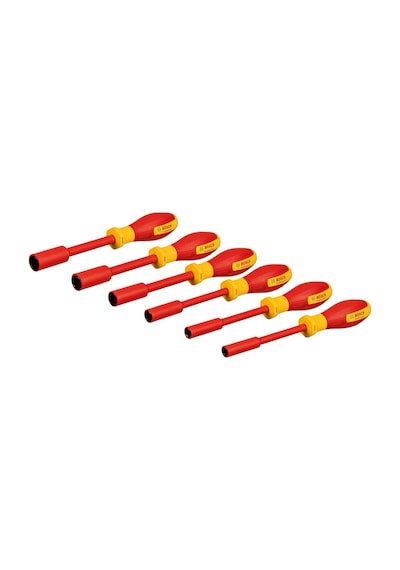 Bosch Profesyonel İzoleli Lokma Anahtar Seti Hex 6 Parça - 1600A02NF3