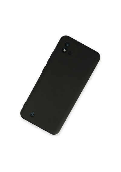 Realme C11 2021 Uyumlu Kılıf Nano İçi Kadife Silikon - Siyah