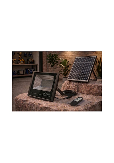 Ct 4650 Amazon Kumandalı 300w Solar Led Projektör 6400k Beyaz Işık