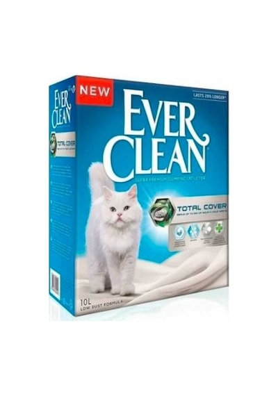 Ever Clean Total Cover İnce Taneli Topaklaşan Kedi Kumu 2 x 10 L