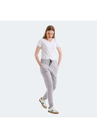 Slazenger VETERAN Kadın Cepli Gri Eşofman Altı