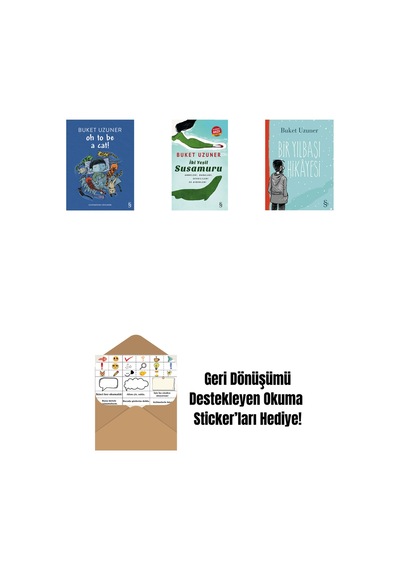 Oh To Be A Cat + İki Yeşil Su Susamuru Midi Boy + Bir Yılbaşı Hikâyesi + Okuma Sticker'ları