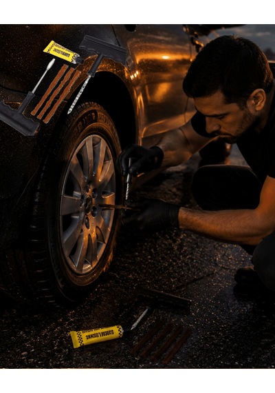 Her - 794 - Araçta Olması Gereken Pratik Ve Güçlü Lastik - Csmo-tex - Tamir Kiti