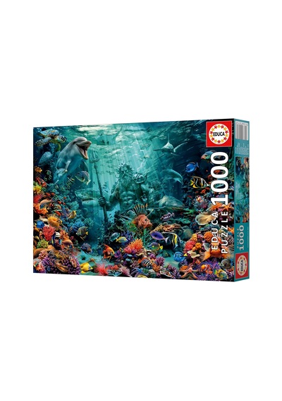 Educa Puzzle Yapboz 1000 Parça - Poseidon Mercan Resifi - 20174 - Poseidon Coral Reef