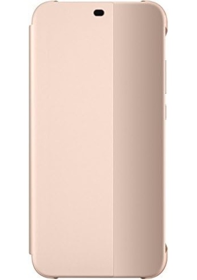 P20 Lite Smart View Flip Cover Kılıf, Pembe 50 x 22
