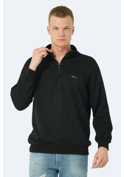 Slazenger Sammy Siyah Erkek Sweatshirt