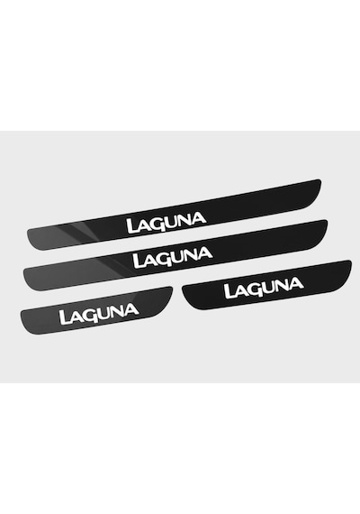 Laguna Pleksi Kapı Eşiği Piano Black 4 Parça