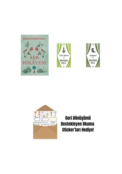 Aşk Hikâyesi + Vali Hanım Ciltli + Süleyman Ciltli + Okuma Sticker'ları