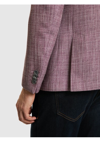 Cacharel Bordo Ex. Slim Fit Ceket Kırmızı