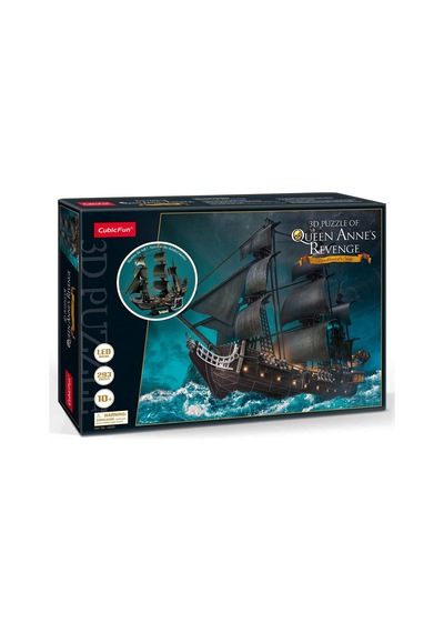 Cubicfun Queen Anne's Revenge 3d Puzzle 293 Parça