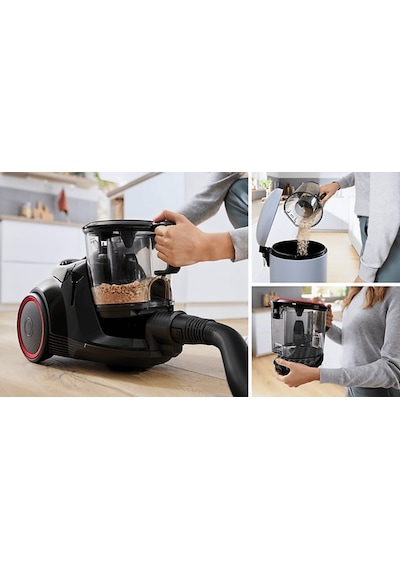 Bosch BGS41POW3 700 W Mini Turbo Başlıklı Toz Torbasız Elektrikli Süpürge