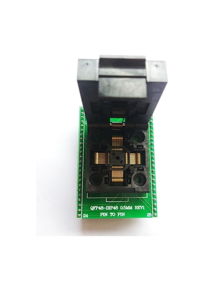 QFP48 TQFP48 DIP48 0.5 MM Pitch Programlama Adaptörü