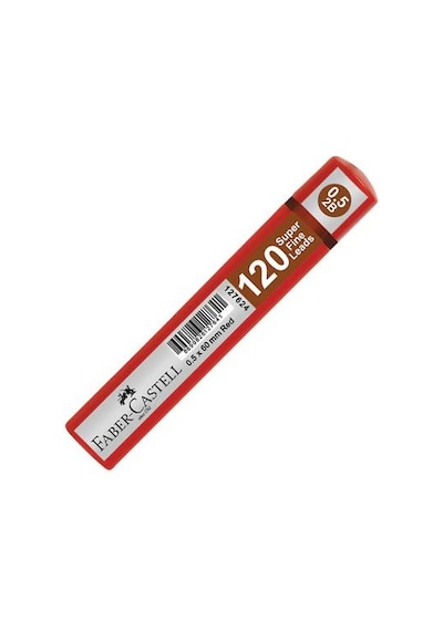 FABER CASTELL 120 Lİ UÇ 0.5 TÜP 127723 KIRMIZI