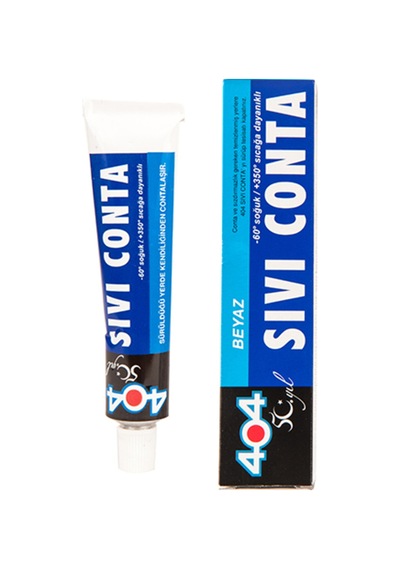 Sıvı Conta Yapıştırıcı Yüksek Isıya Dayanıklı Süper Güçlü Yapıştırıcı 80 Gr Beyaz Diğer