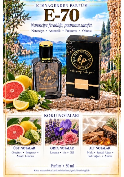 KP E-70 Erkek Parfüm EDP 50 ML
