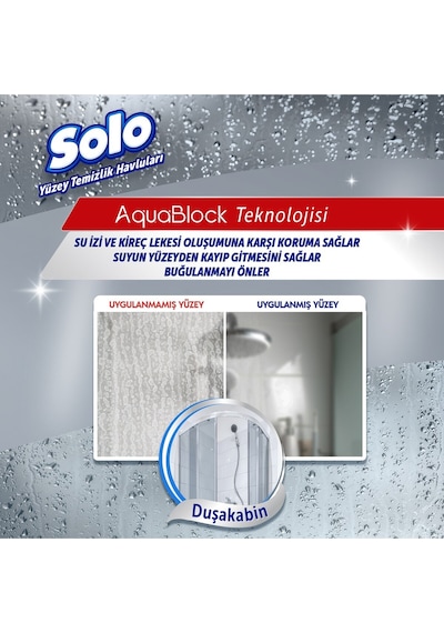 Aquablock Cam Yüzeylere Özel Temizlik Havlusu 30 Yaprak Diğer