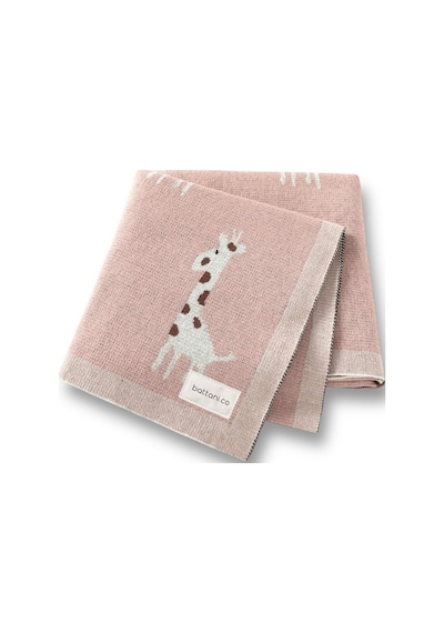 Kız Ve Erkek Bebek Için Triko Örgü Bebek Battaniyesi 85cm X85cm Pembe Züry Pembe4 Pembe4