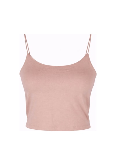 Trender 582-04 Crop Lastik Askı Vizon Kadın Atlet 26yl71595017