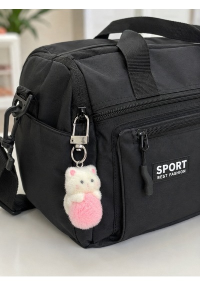 Mimi Peluş Kedi Charm Anahtarlık Sevimli Mini Çanta Aksesuarı Hediye