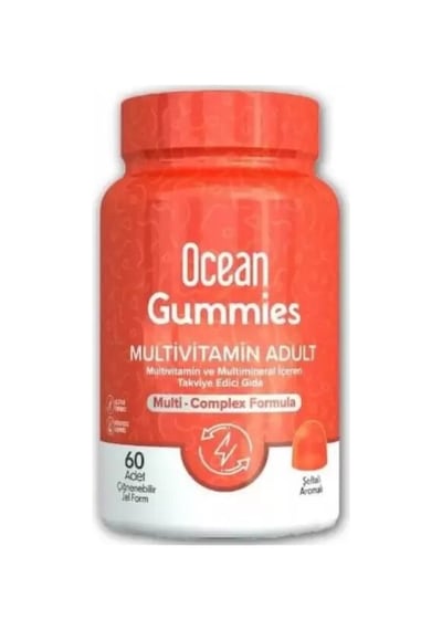 Ocean Gummies Multivitamin Adult 60 Yumuşak Jel Kapsül