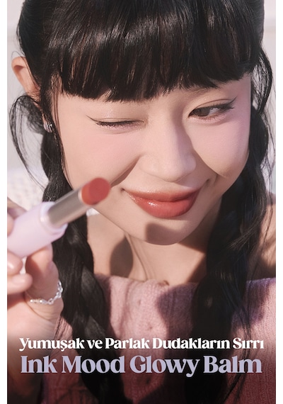 Yoğun Nemlendirme Sunan Vegan Dudak Balmı Perıpera Ink Mood Glowy Balm 8sleeping Coral Night Peri 8 18356741