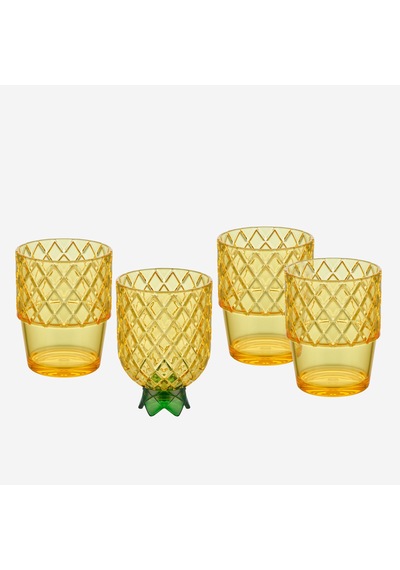 Sarı Akrilik Su Bardağı 250 Ml