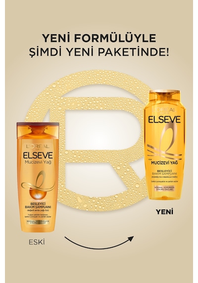 L'oréal Paris Elseve Mucizevi Yağ Besleyici Bakım Şampuanı 300 Ml