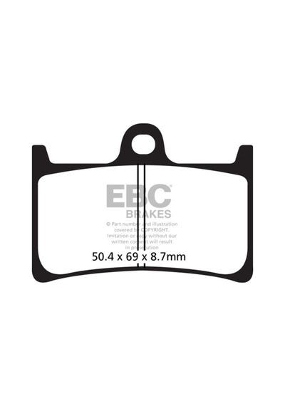 Ebc Sfa252 Yamaha Tmax 500 08-18 Ön Fren Balatası