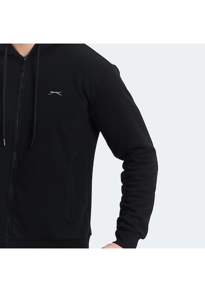Slazenger KOZZAX IN Erkek Sweatshirt Siyah